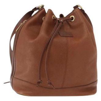 Burberry Pre-owned Bolso de Hombro de Cuero - Pre-owned - Mujer - Marr&oacute;n - ONE SIZE