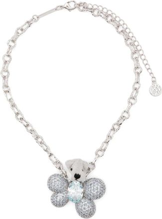 Yvmin Collana con pendente - Blu