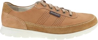 Mephisto Comfortabele Herensneaker - Heren - Sneakers - Bruin - 42 EU - Leer - Schoenen