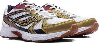 Saucony Saucony Ride Millennium S70812-74 Mens White Metallic Gold Running Shoes LIQ757