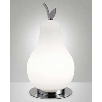 Fabas Luce L&aacute;mpara de mesa led 8w en vitro cromo fabas luce
