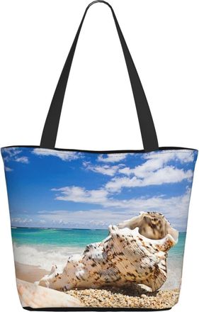 AOOEDM Beach Theme Ladies Shopping Bag 13x11x7in.The Perfect ValentineS Day Gift.It Is The Best ValentineS Day Gift For Mom, Daughter, Wife,Etc