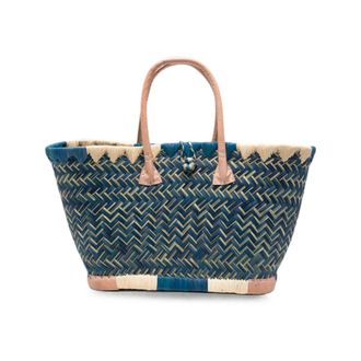 The Nina Studio Clotilde Woven Tote - female - The Nina Studio - Shopping Bags - Multicolor - ONE SIZE - Bags