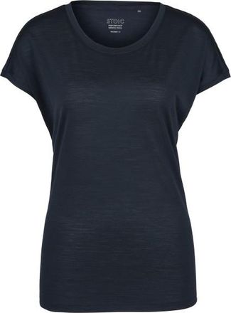 Stoic MerinoChill MMXX. G&ouml;teborg Loose Tee Merinoshirt f&uuml;r Damen | blau