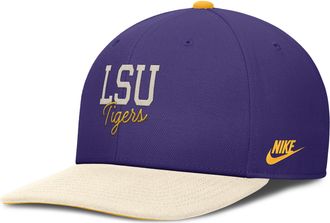 Nike LSU Legacy Script Nike Mens Dri-FIT College Adjustable Hat in Yellow | NC120FCXLOV-1R5