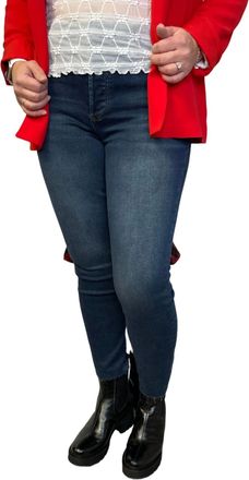 Kut from the Kloth Utmost Wash Charlize High Rise Jeans In Dark Denim