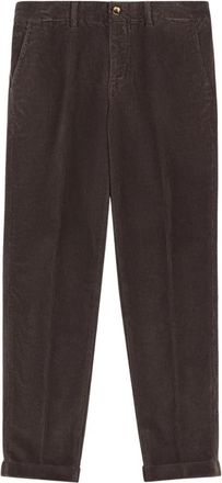 Fay Rechte Broek - Dames - Straight fit broeken - Bruin - W26 - Katoen - Broeken