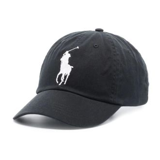 Ralph Lauren Hoeden Zwart - Heren - Petten - Zwart - ONE Size - Katoen - Accessoires