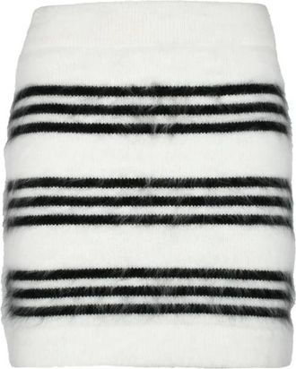 Dolce & Gabbana Dames, Rokken, Wit, Maat: XS Wol