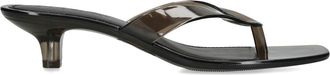 Steve Madden Womens Tracie Jelly Grey Sandals - Dark Grey - Size UK 5