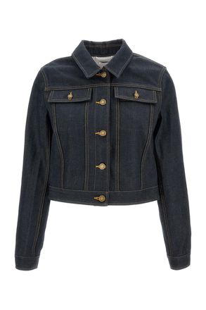 Thom Browne Cropped Denim Jacket