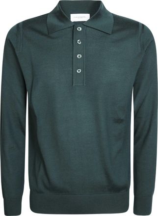 Paolo Pecora Long-Sleeve Polo Cardigan