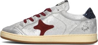Ama brand Zilver Lage Top Sneakers SUN - Dames - Sneakers - Grijs - 41 EU - Wol - Schoenen