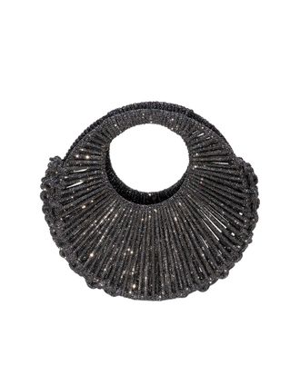 Hibourama Bags Jaya Rainbow Hematite Fan-Shaped Shoulder Bag
