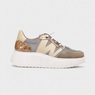 Wonders Womens A-3631 Trend Shoes In Taupe Plata