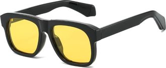 Generic Outdoor Driver Men Vacation Shopping Sunglasses(Yellow)