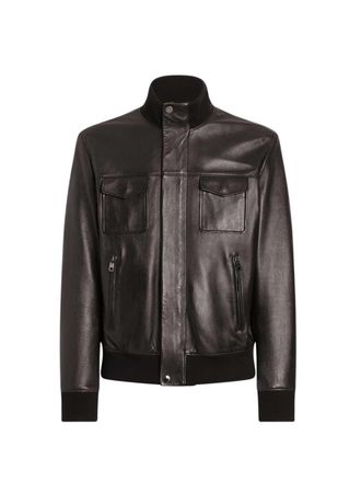 Dolce & Gabbana bomberjack van lamsleer