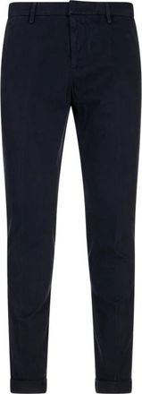 Dondup Gaubert Broeken - Heren - Slim Fit Broeken - Blauw - W32 - Katoen - Broeken
