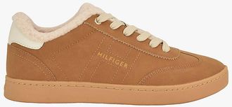 Tommy Hilfiger Womens Teddy Fleece-Lined Skater Sneaker - Navy - US 8.5 / EU 39