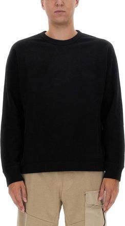 Ten c Black Regular Fit Sweatshirt