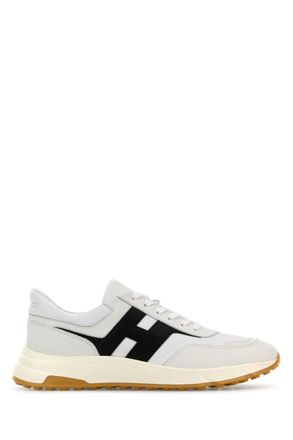 Hogan White Leather Hyperlight Sneakers