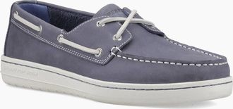 Sperry Top-Sider Mens Sperry Strake 2-Eye Boat Leather Mens Navy Boat Shoes - Blue - Size: 10