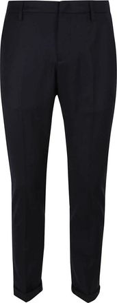 Dondup Universo Gaubert Broek - Heren - Slim Fit Broeken - Zwart - W31 - Wol - Broeken