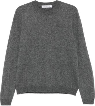 Iris Von Arnim crew-neck sweater - men - Cashmere/Silk - M - Grey