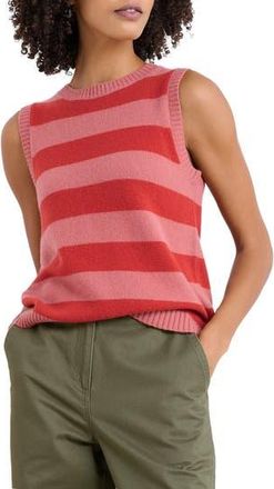 Seasalt Cornwall East View Merino Wool Blend Knit Vest in Bright Shape Rose Dew at Nordstrom Rack, Size 10 Us / 14 Uk