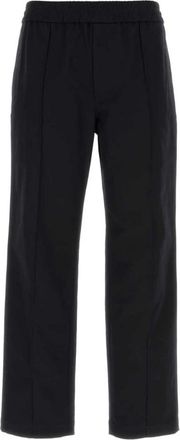 Valentino Garavani Stretch Katoenen Broek - Heren - Sweatpants - Zwart - L - Katoen - Broeken