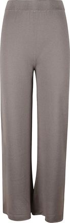 Majestic Filatures Relaxed Wide-Leg Pants with High Elastic Waistband
