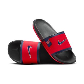 Nike Mens Offcourt (Boston Red Sox) Offcourt Slides in Red | FN4460-600