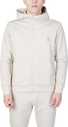 U.S.Polo Association Zip-Up Turtleneck Sweatshirt with Long Sleeves