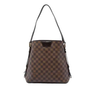 Louis Vuitton Pre-owned Cabas Rivington - Dames - Pre-owned - Bruin - Maat: ONE Size Leer
