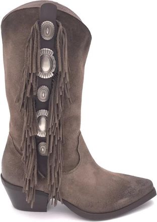 M&eacute;tisse Texano Mezza Gamba - Dames - Cowboylaarzen - Bruin - 40 EU - Leer - Schoenen