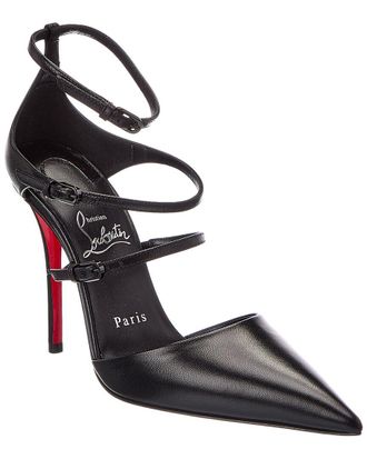Christian Louboutin Logo Leather Pump