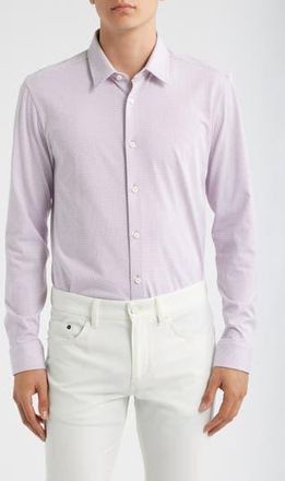 BOSS Roan Kent Slim Fit Button-Up Shirt in Dark Red at Nordstrom Rack, Size Large