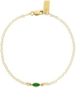Set & Stones Marquise Birthstone Bracelet in Gold /May at Nordstrom