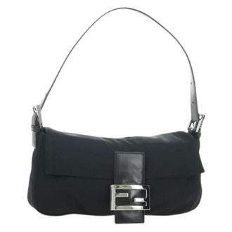 Fendi Pre-owned Shoulder Bags, female, Black, Size: ONE SIZE Pre-owned Vintage Shoulder Bag