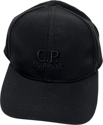 C.P. Company Chrome-R Goggle Cap - Heren - Petten - Zwart - L - Polyester - Accessoires