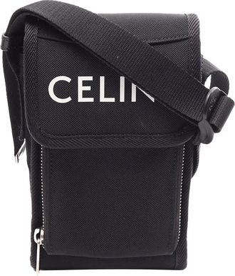 Celine Pre-owned Celine Canvas Phone Pouch Flap Crossbody Ladies 2LXBU3CMFKKTKAMX