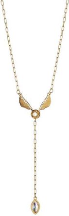 Alex and Ani Harry Potter Golden Snitch And Navette Lariat Necklace at Nordstrom