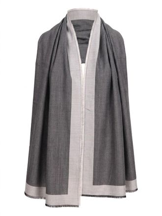 Givenchy Womens Gray Silk Foulard Accessory