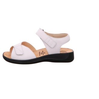 Ganter Platte Sandalen - Dames - Schoenen - Wit - Maat: 40 1/2 EU