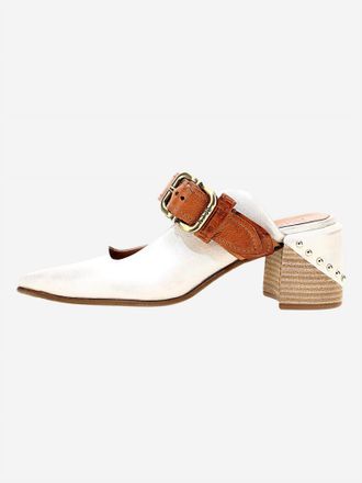 A.S.98 Womens Vertie Shoes In Pearl