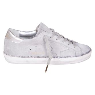 Golden Goose Super-Star Suede Trainers - female - Golden Goose - Sneakers - Gray - 3 UK - Shoes