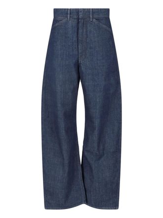 Christophe Lemaire Jeans Ampi Arrotondati