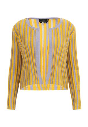 Faina Vest Dames lila veelkleurig