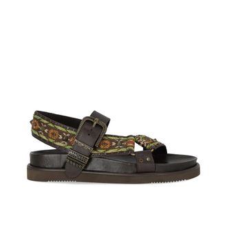 Ash Flat Sandals, female, Brown, Size: 10 US Unica Flat Sandal