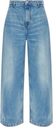 Ami Super Wide Fit Jeans - Dames - Regular Fit Jeans - Blauw - W26 - Katoen - Jeans